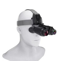 Jumelles de vision nocturne infrarouge réglables 36MP 4K HD montées sur casque avec 3D à l'œil nu pour utilisation en télescope extérieur, zoom 8X