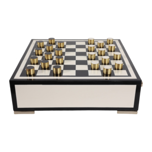 Gioco degli Scacchi in Resina con Cassetto Portaoggetti, Design Moderno e Durevole, Decorazione per Casa e Ufficio - Product Image 3
