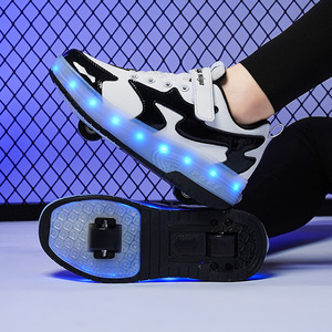 Patines con Ruedas y Luces LED, Zapatos Deportivos Luminosos para Niños, Zapatos para Correr con Luces - Product Image 2
