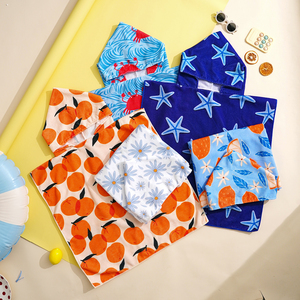 <span class=keywords><strong>Toalla</strong></span> de Baño para Bebé de Microfibra Cómoda con Logotipo Personalizado, Mantas con Capucha Absorbentes para Niños en Forma Cuadrada - Product Image 1