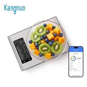เครื่องชั่งอาหารดิจิตอลอัจฉริยะ ดีไซน์ใหม่ หน้าจอ LCD สแตนเลส พร้อมฟังก์ชั่นติดตามแคลอรี่และสารอาหาร - Product Image 1