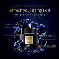 Crème de soin du visage personnalisée OEM, extrait de cellules de fleur de raisin, acide hyaluronique, raffermissante, anti-rides, blanchissante de nuit, hydratante AHA