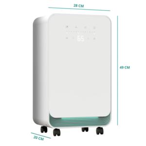 Nouveau design, faible bruit, purificateur d'air 10L/jour, déshumidificateur à compresseur, déshumidificateurs portables pour la maison avec des fonctionnalités intelligentes, déshumidificateur OEM - Product Image 3
