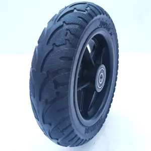 Roues en caoutchouc massif 200x50, pneus 8 pouces sans air, assemblage, roue de scooter <span class=keywords><strong>électrique</strong></span>, fauteuil roulant, remplacement de scooter <span class=keywords><strong>électrique</strong></span> - Product Image 1