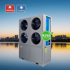 Pompe à chaleur air-eau commerciale 50 kW, 75 kW, 100 kW, R290, pour chauffage et refroidissement de maisons et hôtels, pompe à chaleur à onduleur DC - Product Image 1