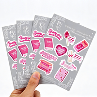 Autocollants holographiques promotionnels imperméables personnalisables avec logo imprimé, découpés à la forme, en vinyle auto-adhésif – Échantillon gratuit