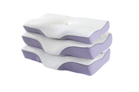 Coussin lombaire chauffant en graphène pour la maison, 4 niveaux de température et contrôle de la minuterie, ergonomique à mémoire de forme pour le repos et le sommeil, OEM ODM