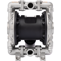 Pompe à diaphragme pneumatique en acier inoxydable BFQ-25 durable pour le transfert de produits chimiques, d'huiles et de gaz à haute viscosité