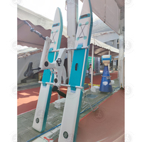 Vélo aquatique gonflable portable en PVC de qualité supérieure, personnalisé en usine, pour le jeu aquatique