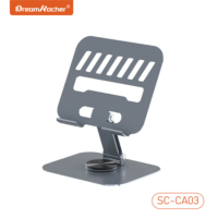 Nouveau support de tablette de bureau en métal Dream Kacher, réglable, 15 pouces, support de bureau, rotation à 360 degrés, support pour ordinateur portable