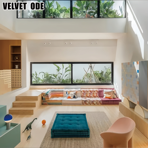 <span class=keywords><strong>Divano</strong></span> Sezionale Modulare Roche Bobois Mahjong in Tessuto Trapuntato Elegante - <span class=keywords><strong>Letto</strong></span> Convertibile con Imbottitura in Spugna per Soggiorno - Product Image 6