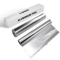 Usine chinoise 8011 Papier d'aluminium de qualité alimentaire, résistant, pour usage domestique, papier d'aluminium argenté, rouleau de papier d'aluminium pour la cuisine