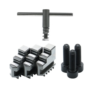 Mandrin de tour automatique HLTNC High K12-200 à 4 mors, diamètre 200 mm, 4000 tr/min, en acier trempé, mini - Product Image 1