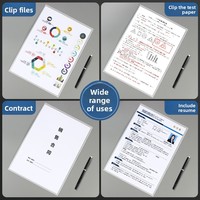 Carpeta de Archivo Transparente en Forma de L, Modelo Cx SS-2343, Tamaño A4, Impresión Digital, con Páginas Interiores para Documentos y Exámenes