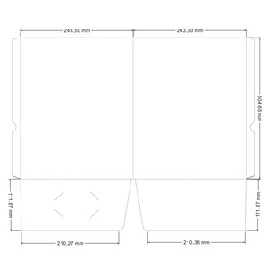 Busta Portadocumenti in Pelle Personalizzata, Formato <span class=keywords><strong>A4</strong></span> Pieghevole in Tre/Quattro Parti, per Documenti Aziendali ed Esposizioni - Product Image 6