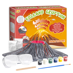 Tuyệt vời DIY hóa học thí nghiệm phòng thí nghiệm <span class=keywords><strong>Kit</strong></span> trẻ em DIY Núi Lửa Phun Trào khoa học <span class=keywords><strong>Kit</strong></span> cho các trường học - Product Image 2