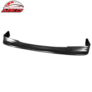เหมาะสำหรับ Honda Civic Hatchback ปี 1988-1989 รุ่น Zenki สไตล์ลิ้นกันชนหน้า สีดำดิบ - Product Image 4