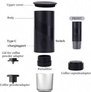 Portable Electric <b>Espresso</b> Maker USB-C Car Travel Coffee Maker Portable Coffee Machine for Camping, - Product Image 3