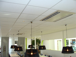 Pendingin udara sistem VRF tipe kaset <span class=keywords><strong>2</strong></span> arah, Unit dalam ruangan untuk rumah dan kantor - Product Image 2