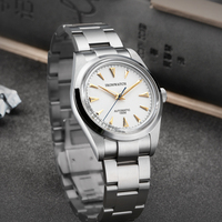 Montre de plongée de luxe pour homme de marque supérieure, étanche 20 bars, automatique, mécanique, réserve de marche, verre saphir, acier inoxydable 316L