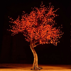 Bán buôn ngoài trời Vườn kỳ nghỉ giáng sinh trang trí cảnh quan Đèn nhân tạo 10ft <span class=keywords><strong>LED</strong></span> Acrylic hoa anh đào ánh Sáng Cây - Product Image 4