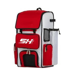 Mochila para equipo de béisbol con gran capacidad para cascos, guantes y bates, costuras reforzadas, material duradero para todo tipo de clima - Product Image 1