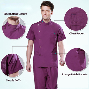 Tenue d'hôpital personnalisable avec logo pour homme, uniforme de clinique dentaire, vêtements de soins infirmiers, <span class=keywords><strong>haut</strong></span> et pantalon, ensembles d'infirmières - Product Image 3