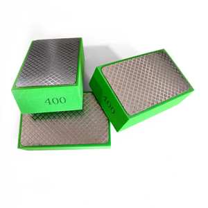 60 100 200 400 Grit köpük elmas zımpara blokları elmas el parlatma pedleri zımpara beton cam taş granit için mermer fayans - Product Image 3