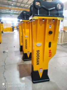 Pour SOOSAN nouvelle condition SB 70 brise-roche hydraulique Type boîte moteur pour excavatrices 16-21 tonnes noyau machines de Construction ciseau - Product Image 5