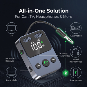 Écran numérique ABS intégré avec câble de stockage, <span class=keywords><strong>autoradio</strong></span> <span class=keywords><strong>Bluetooth</strong></span> - Product Image 2
