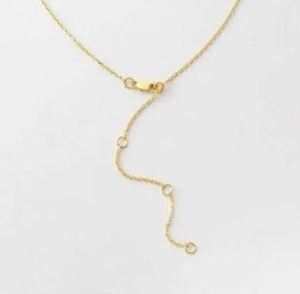 Collier pendentif minimaliste en argent sterling 925 plaqué or, finition premium, à prix imbattable en provenance d'Inde - Product Image 3