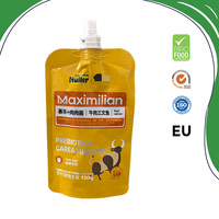 Sachets souples personnalisés en plastique de qualité alimentaire, anti-fuite, pour jus, miel, sauces et aliments pour animaux
