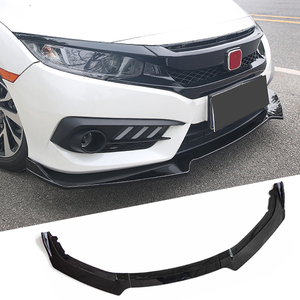 Labbro anteriore 3 pezzi ampio stile per 2016 2020 Honda 10a generazione Civic - Product Image 3