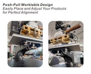 New Goffratura In Pelle Manuale di Carta Macchina di Legno Macchina della Pressa di Calore Lettere Stampa A Caldo Della Macchina - Product Image 4