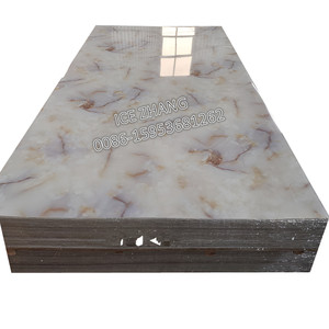 Popolari disegni 3D di alta qualità In pannelli di parete interna Patchable modellato pannello di parete In marmo UV - Product Image 1