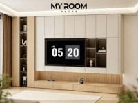 Ensemble de meubles TV modernes de luxe, minimalistes, multifonctionnels, avec rangement et présentoir, pour salon, appartement, hôtel, respectueux de l'environnement