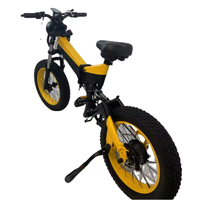 Vélo de montagne électrique au lithium haute performance, moteur 500W, cadre robuste en alliage d'aluminium, pneus larges, vélo électrique pour la conduite hors route