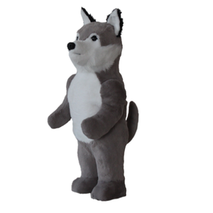 Decoración Navideña de Animales con Bluetooth, Réplica Realista de Tamaño Natural de Husky Siberiano, Conejo, <span class=keywords><strong>Marmota</strong></span> y León Marino de Fibra de Vidrio Animado - Product Image 3