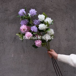 ดอกไฮเดรนเยียประดิษฐ์ 5 หัว สีม่วง สำหรับตกแต่งงานแต่งงานและบ้าน จาก Secret Garden - Product Image 2