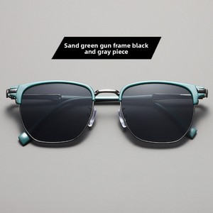 Gafas <span class=keywords><strong>de</strong></span> <span class=keywords><strong>Sol</strong></span> Retro Cuadradas Verde Oscuro, <span class=keywords><strong>de</strong></span> Lujo, Polarizadas, con Protección UV400, para Conducir, <span class=keywords><strong>de</strong></span> Alta Gama, Modernas, para Hombre y Mujer - Product Image 5