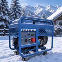 Générateur diesel portable 12 kW Yuchai YC12GF-3 13 kW max triphasé 230 V/400 V refroidi par air pour la maison