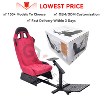 GY036-2 Vente directe usine Siège de jeu simulateur de conduite et de course, simulateur de drift, chaise de gaming pour G25 G27 G29 Ps4