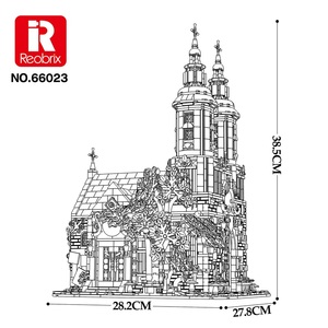 Reobrix NO.66023 Iglesia de San Andrés, 3056 Piezas, Juego de Bloques de Construcción Educativos DIY, Luces LED, <span class=keywords><strong>Arquitectura</strong></span> Clásica, Modelo MOC, Juguete - Product Image 4