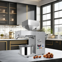 Machine à huile commerciale automatique compacte LYF-T81 MJ, presse à froid en acier inoxydable pour olives, sésame, soja, arachides, noix de coco, amandes