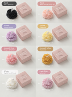 Lilin Aroma Kedelai Dekoratif Bentuk Bunga Warna-warni Baru dari Pabrik, untuk Hari Valentine, Hari Ibu, Paskah, Pernikahan, Tahun Baru