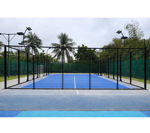 Pista de Pádel con Pilar de Vidrio Resistente al Viento, Phuoc Thinh, Pista de Pádel Panorámica Exterior, Precio de Fábrica - Product Image 1