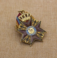 Médaille d'or en émail dur de haute qualité personnalisé à l'usine