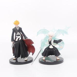 5 pièces/ensemble 10 ~ 13cm eau de javel Anime figurine ensemble Kurosaki Ichigo <span class=keywords><strong>Kuchiki</strong></span> Rukia modèle jouet cadeau - Product Image 5