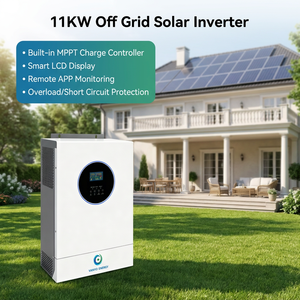 Système d'alimentation photovoltaïque domestique hors réseau 3KW 6KW 11KW à onde sinusoïdale pure avec MPPT intelligent - Product Image 1