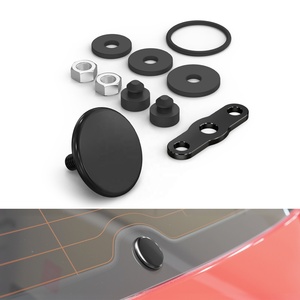 BEVINSEE pour <span class=keywords><strong>Ford</strong></span> Focus <span class=keywords><strong>ST</strong></span> RS <span class=keywords><strong>MK3</strong></span> MK7 Mustang <span class=keywords><strong>Fiesta</strong></span> F150 F250 F350 Pièces détachées automobiles en aluminium Accessoires automobiles Remplacement - Product Image 3